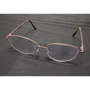 ‎Sophia Loren M201 Women's Semi Rimless Metal Eyeglasses Frames Only